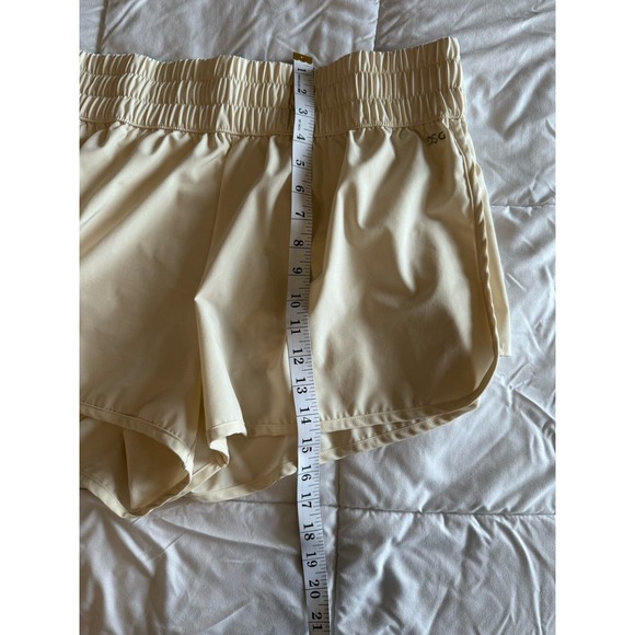 DSG Womens High-Rise Stride Shorts Light Sand 2X Tan Dri Fit Material Running - Picture 4 of 12